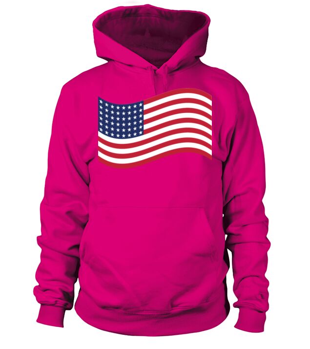 american flag Men's Hoodie