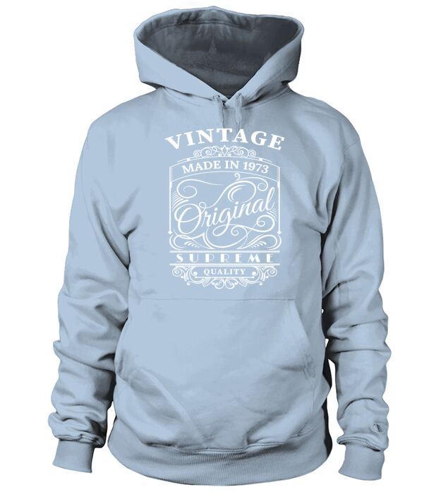 Vintage Made in 1973 Original Men's Hoodie