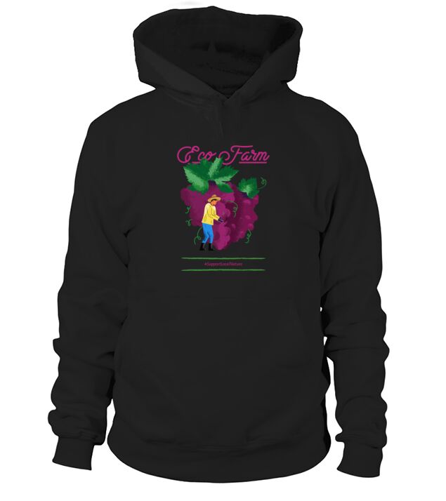 ECO Farm - Support Local Shops Hoodie Unisex