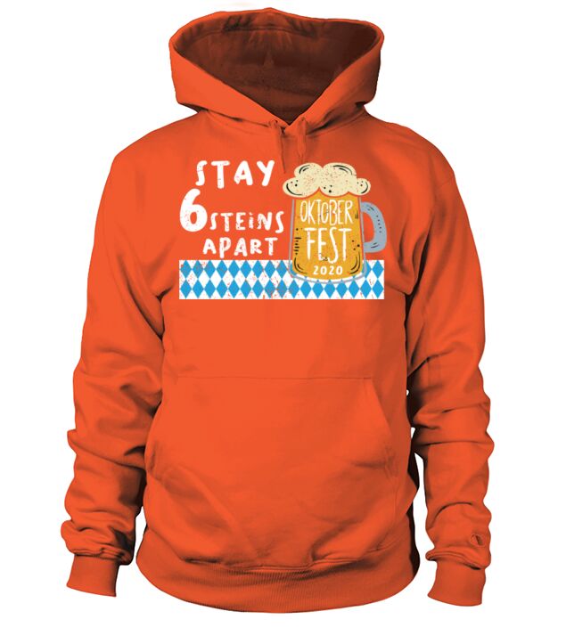 Oktoberfest 2020 Bavarian 6 Stein Apart Beer Octob Men's Hoodie