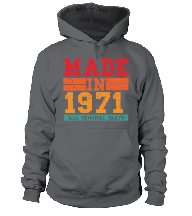 1971 Birthday Vintage Saying Men's Hoodie