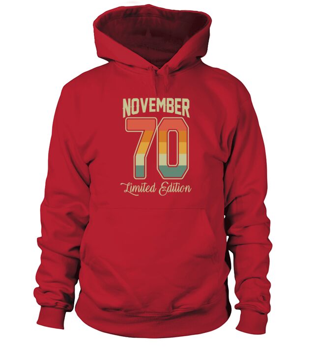 Vintage November 50 Year 1970 50th Birthday Gift Men's Hoodie