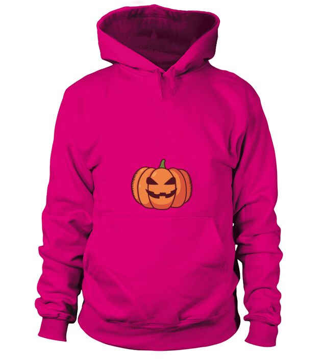 Maternity Halloween Shirt Pumpkin pregnant belly Men's Hoodie