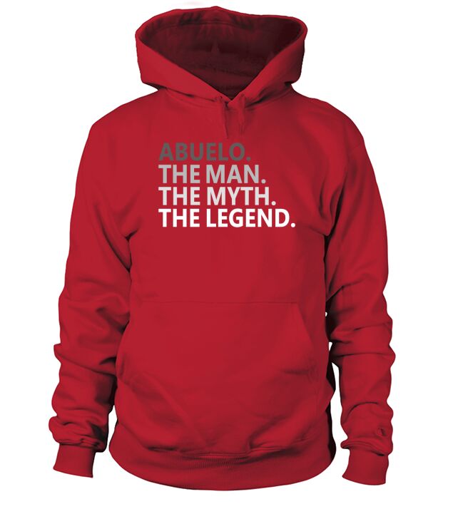 Mens ABUELO THE MAN THE MYTH THE LEGEND Grandparents Day T-Shirt Hoodie Unisex