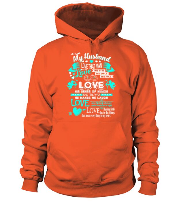 Husband - The way he makes me laugh Men's Hoodie