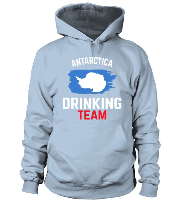 Drinking Team Antarctica Flag Country Beer Funny Hoodie Unisex