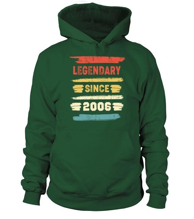 Retro Birthday Gift - Vintage Legendary Since 2006 Men's Hoodie