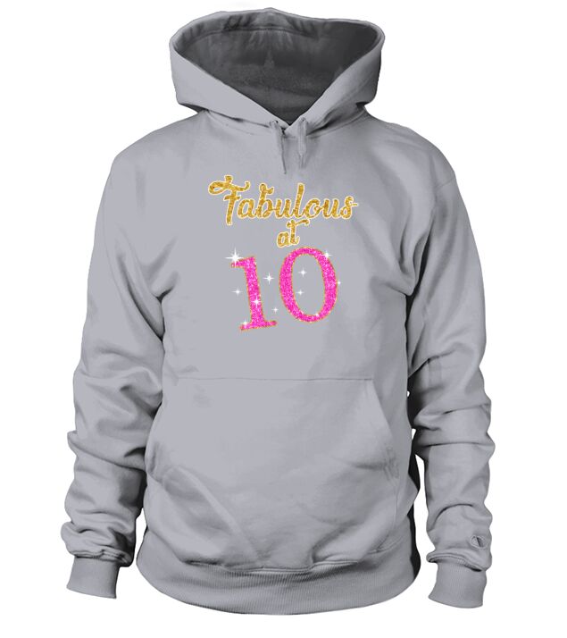 Fabulous at 10 Men's Hoodie