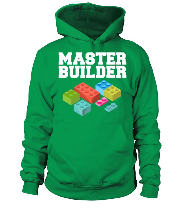 Building Blocks Bricks I Brick Builders I Master Hoodie Unisex