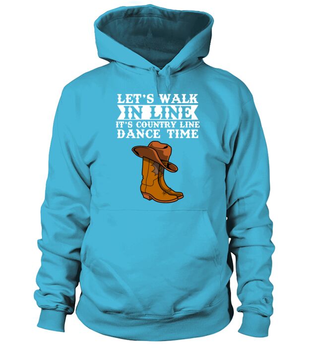 Line Dancing Dance Men's Hoodie