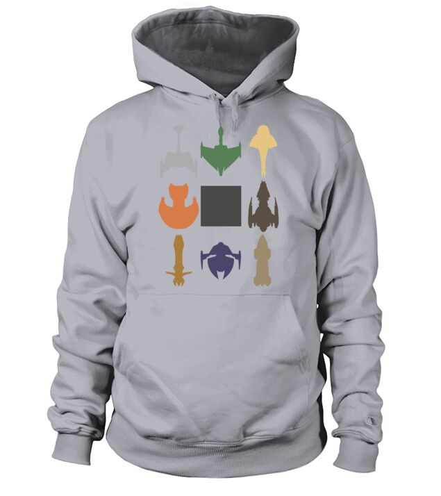 Trek enemy ships Men's Hoodie