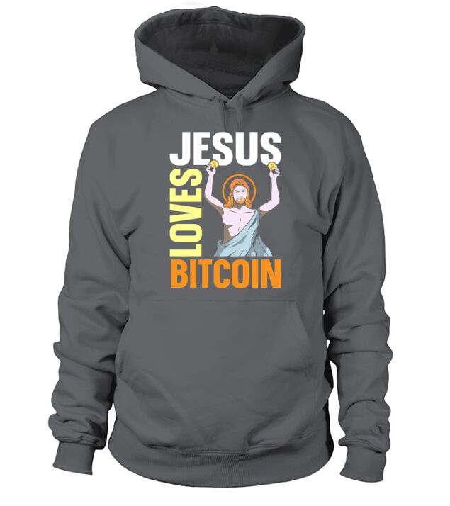 Bitcoin Crypto Jesus Faith Men's Hoodie