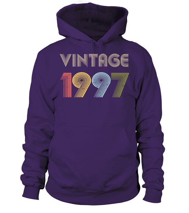 24th Birthday Vintage Shirt Born In 1997 Gift Tee Men's Hoodie