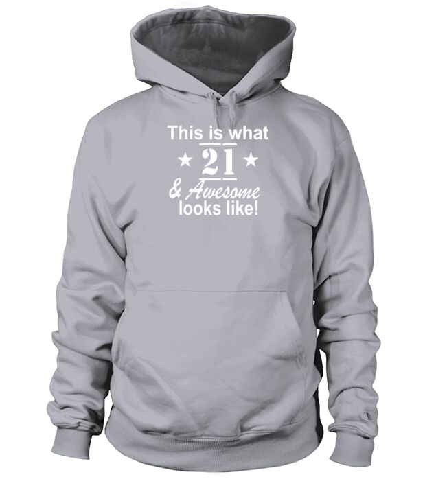 21st Birthday T Shirt Men's Hoodie