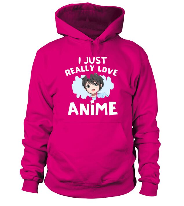 I just really love anime Men's Hoodie