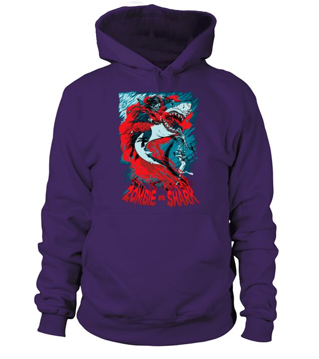 Shark Vs Zombie Men's Hoodie