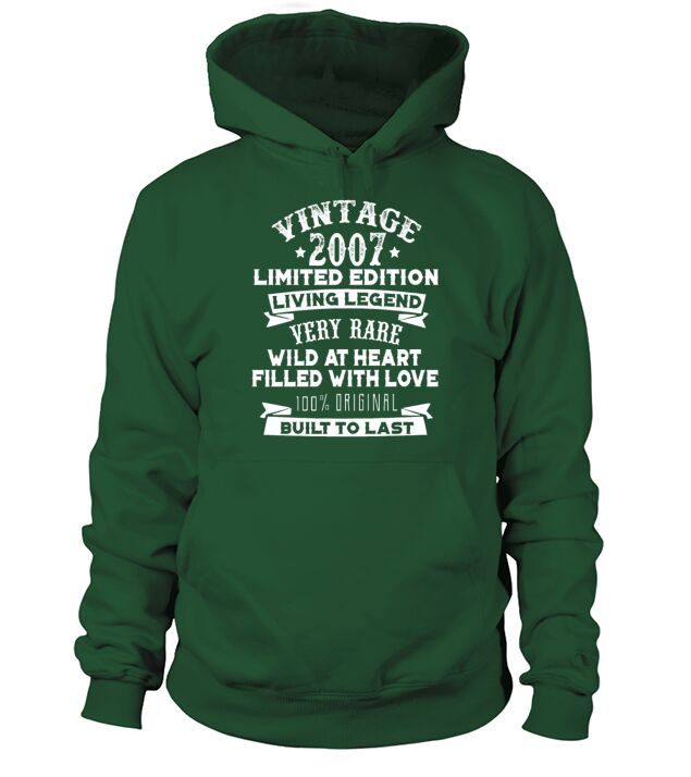 Vintaged 2007 Living Legend Built To Last Men's Hoodie