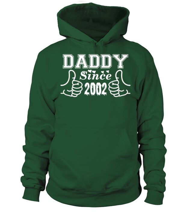 Daddy Since 2002 Happy Fathers Day Men's Hoodie