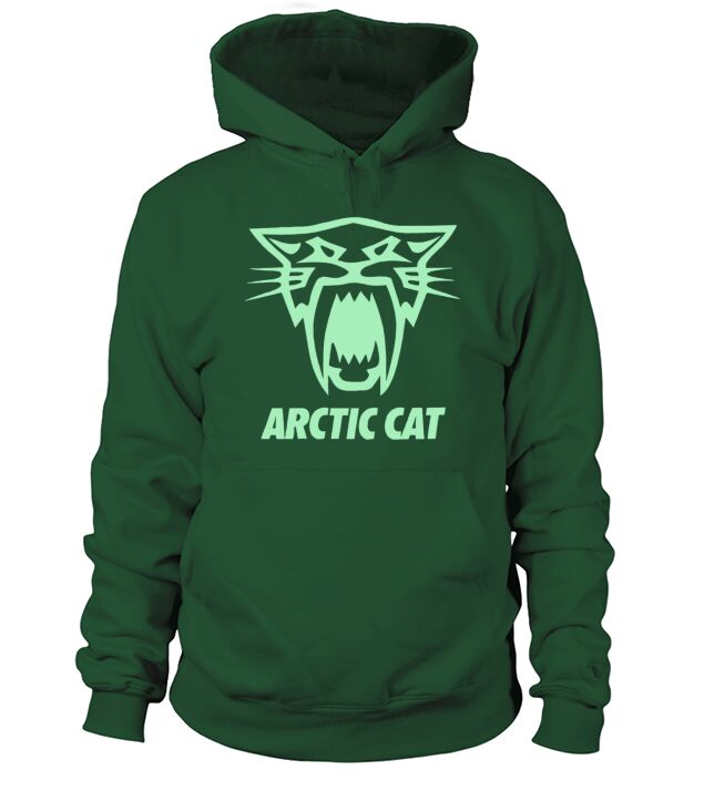Arctic Cat Saber Screen Printed Black Long Sleeve Men's Hoodie