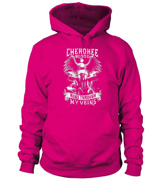 NATIVE AMERICAN CHEROKEE BLOOD Hoodie Unisex