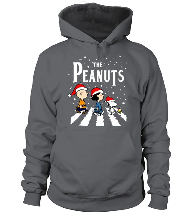 The Peanuts Snoopy Abbey Road Christmas Hoodie Unisex