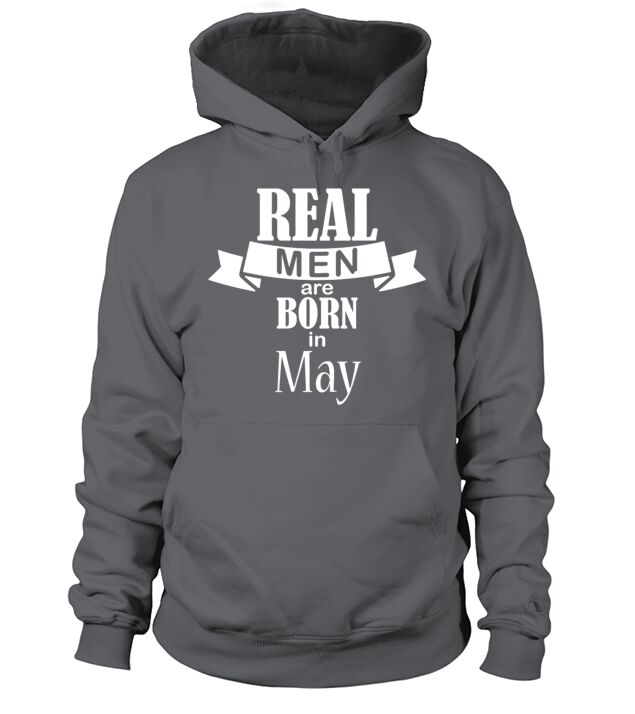 Real men born in May Men's Hoodie