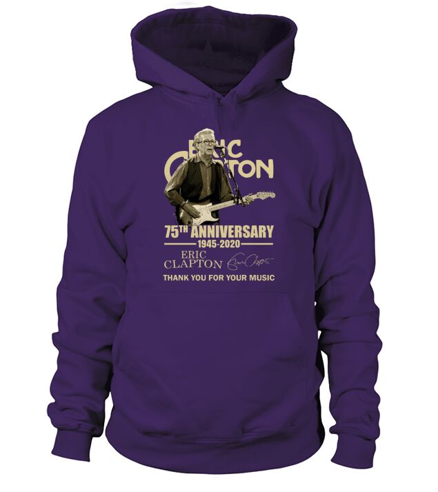 75th Anniversary Eric Clapton Thank You For The Memories Signatures shirt Hoodie Unisex