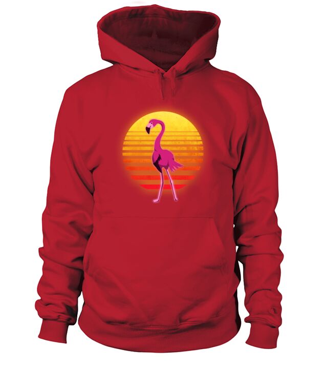 Neon Flamingo Men's Hoodie