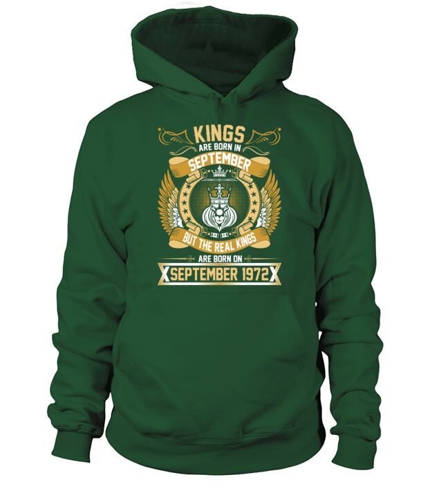 The Real Kings Are Born On September 1972 Men's Hoodie