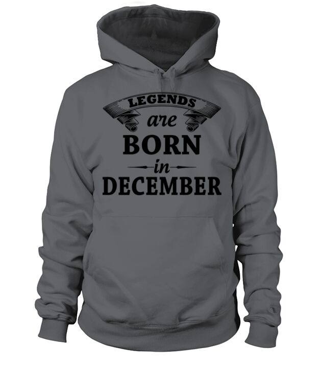 Legends are Born in December Men's Hoodie