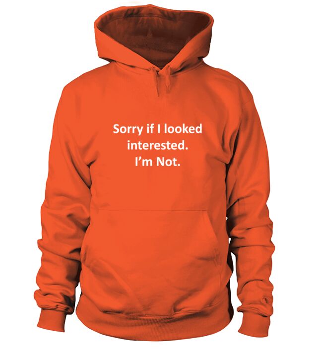Not Interested Men's Hoodie