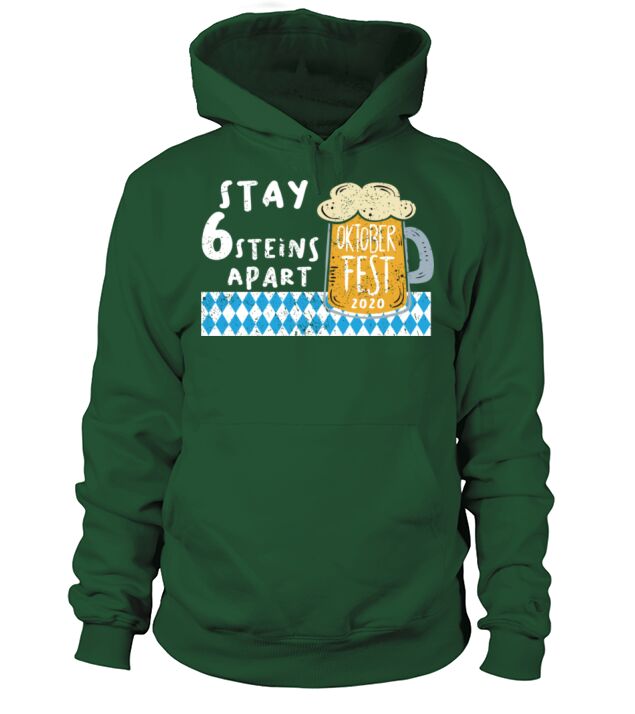 Oktoberfest 2020 Bavarian 6 Stein Apart Beer Octob Men's Hoodie