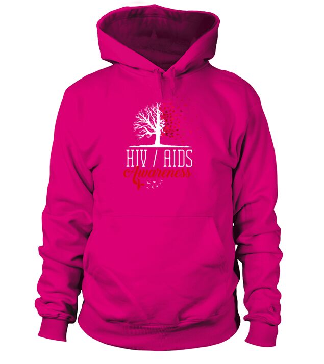 HIV AIDS Awareness Month Butterfly Tree Autoimmune Men's Hoodie