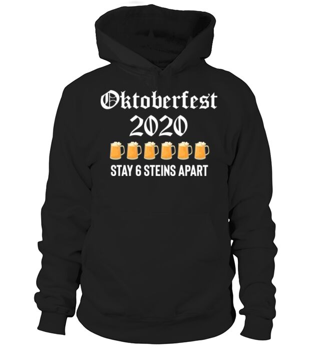 Oktoberfest 2020 6 Stein Apart Beer October Men's Hoodie