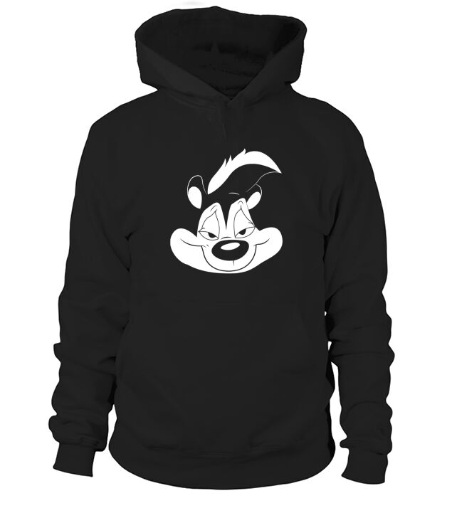 Pepe Le Pew Character Face Hoodie Unisex