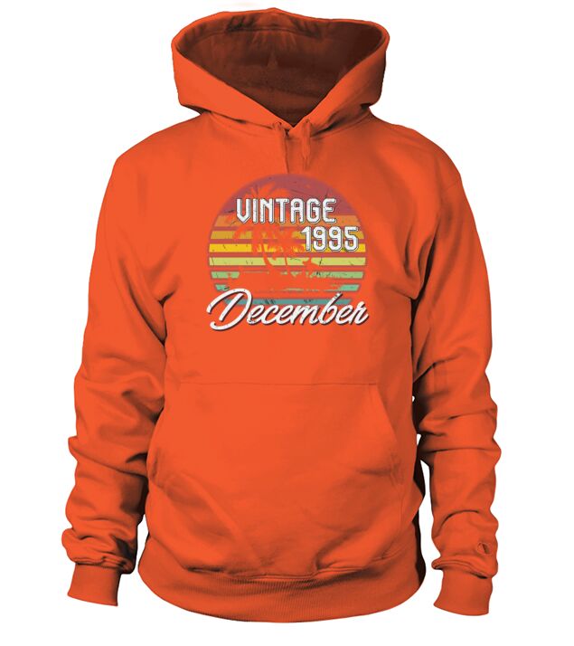 23th Birthday Gifts Retro Vintage December 1995 Men's Hoodie
