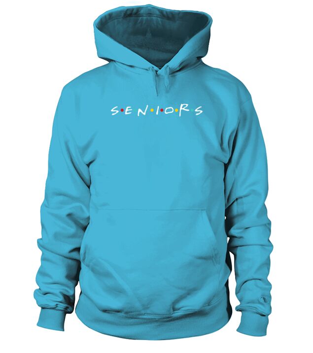 Seniors Friends Class of Mens Short Sleeve Cotton Men's Hoodie