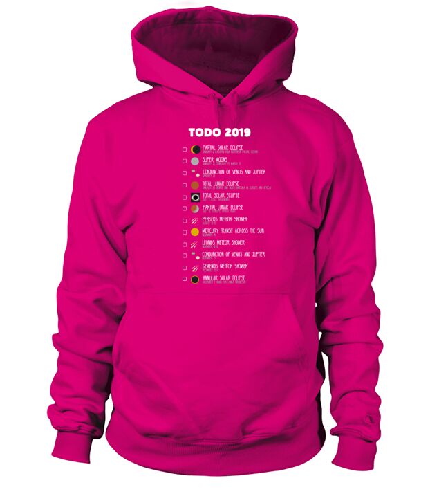 Amateur Astronomers TODO-list 2019 Hoodie Unisex