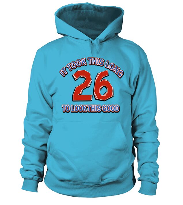 26th birthday design Men's Hoodie