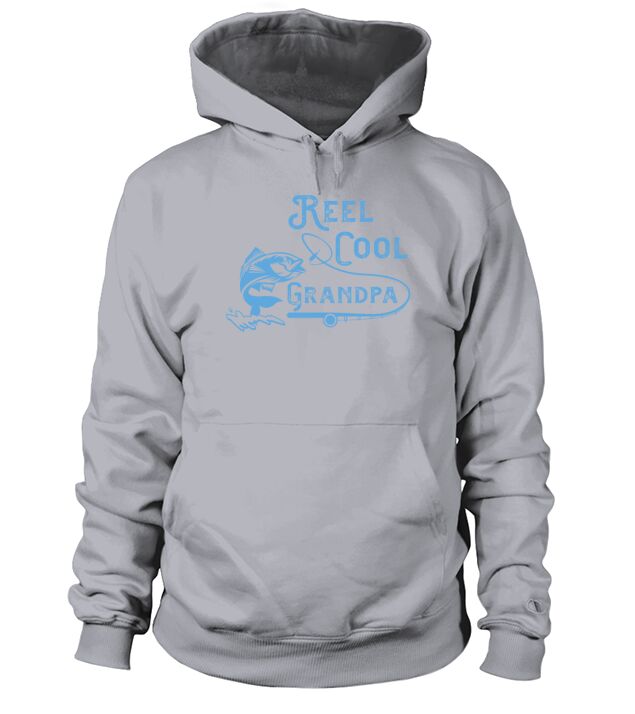 Reel Cool Grandpa Fishing Fishermen Gift Men's Hoodie
