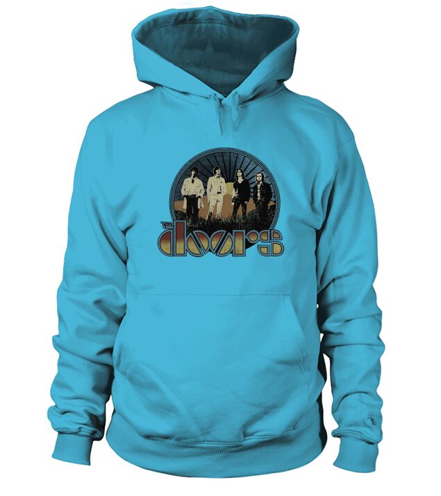 The Doors  Vintage Field Band Hoodie Unisex