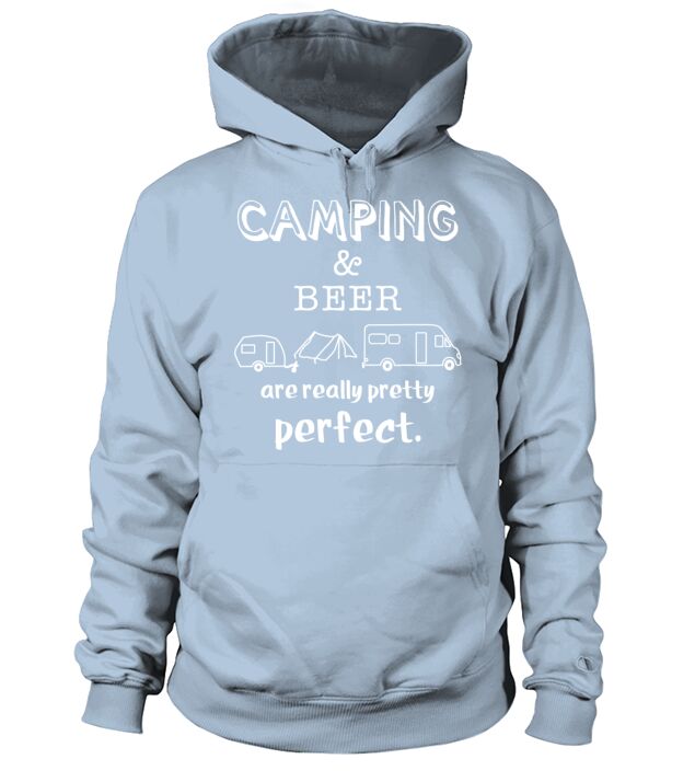 camping and beer Men's Hoodie