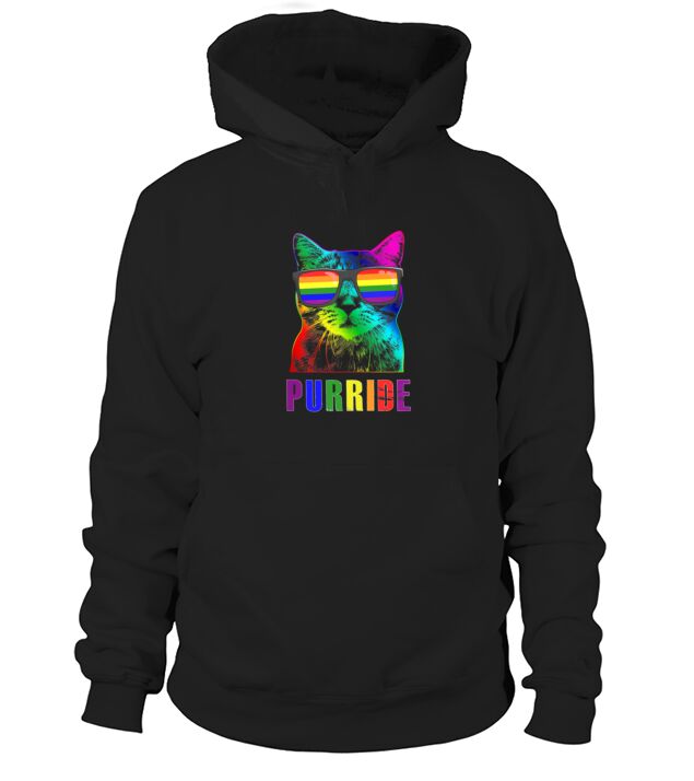 Gay Pride Shirts for Women Men LGBT Cat Gift Men's Hoodie
