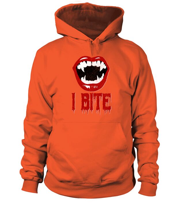 I Bite - Vampire Halloween Men's Hoodie