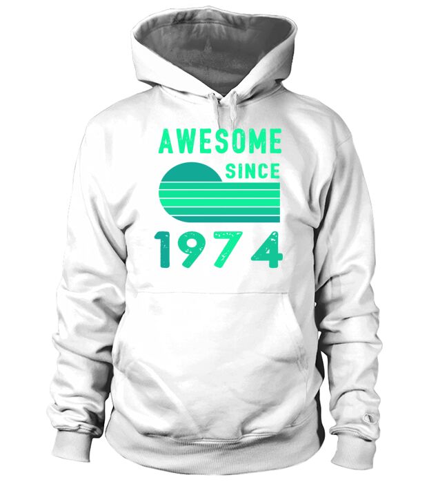 1974 Birthday Retro Vintage Gift age Men's Hoodie