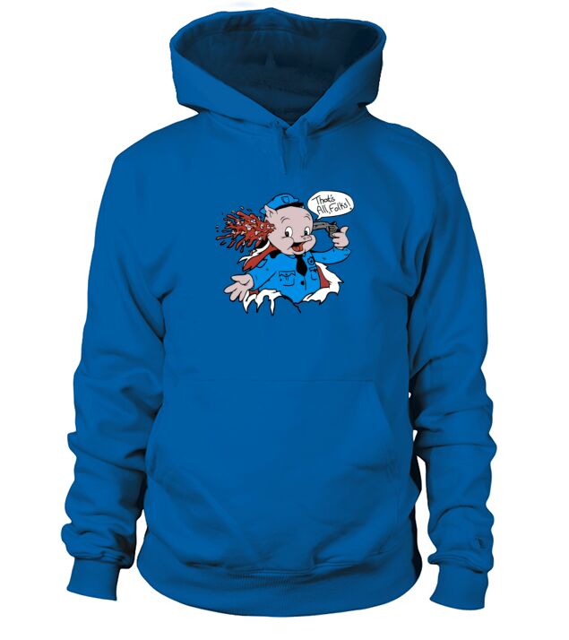 Joe Joegan Porky Pig Thats All Folks Hoodie Unisex