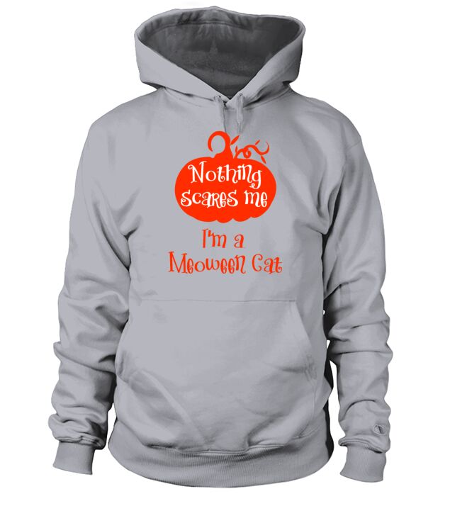 Nothing Scares Me Im a Meoween Cat Men's Hoodie