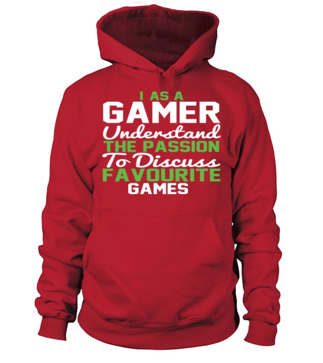 I as a gamer understand the passion discuss games Men's Hoodie