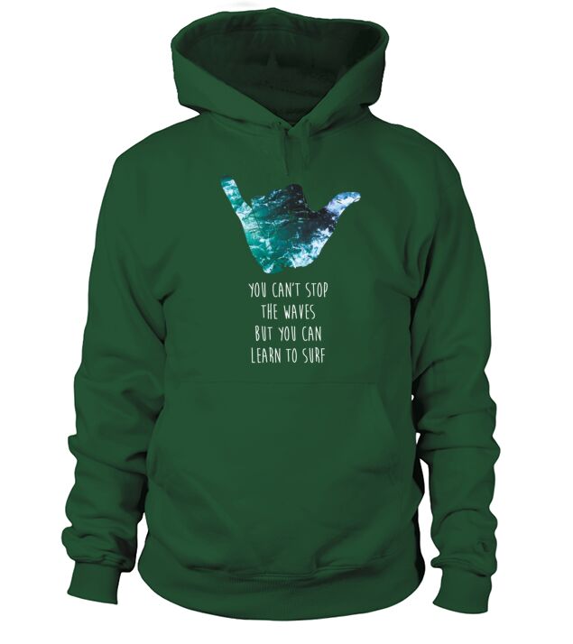 Surfing You cant stop the waves Surf T-shirt Men's Hoodie