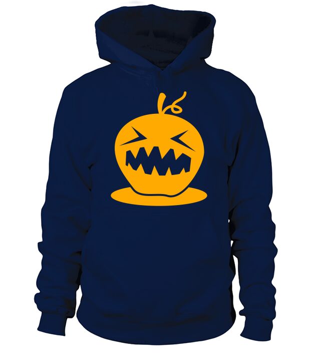 HALLOWEEN neon pumpkin head creepy Men's Hoodie